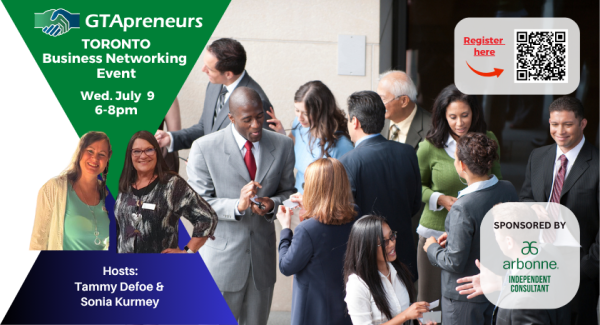 GTApreneurs July 9 Business Networking Event Toronto